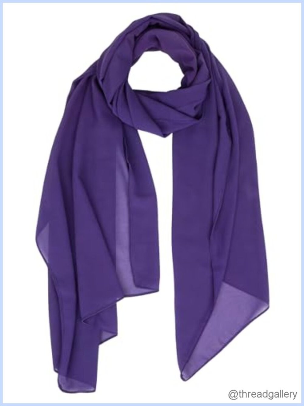 Womens Chiffon Scarf Lightweight Shawl Wrap Soft Sheer Scarves